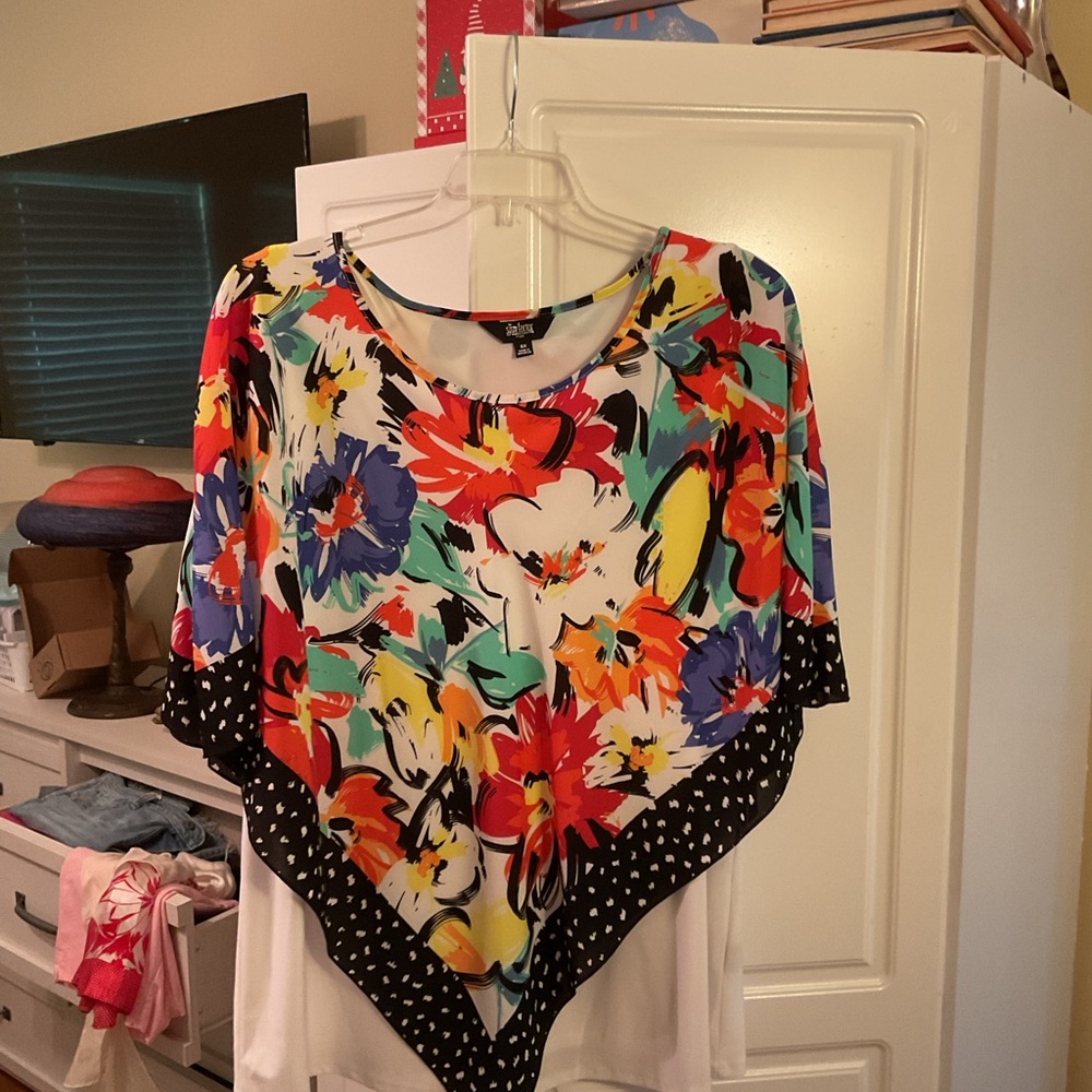 Floral Multicolor Blouse NWOT